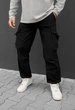 Мужские Штаны Стаф Черные Карго Однотонные Staff Cargo Tu Black XL (402540) - изображение 1