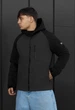 Куртка Чоловіча Стаф Чорна Темно-сіра Демісезонна Soft Shell Staff Re Black & Dark Gray XXL (402741) - зображення 9