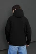 Чоловіча Демісезонна Куртка Стаф Чорна Однотонна З Логотипом Soft Shell Staff Logo Black L (402968) - зображення 2