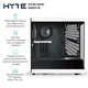 Корпус Hyte Y40 Black-White, Mid-Tower / ATX, Micro-ATX и Mini-ITX PC Case with PCIE 4.0 cable includ - зображення 4