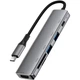Док-станція USB3.0 Type-C --> HDMI4K@60Hz/2xUSB-A 3.0/TF/SD/USB-C 90W Hub 6-in-1 J18 Acefast - изображение 1