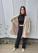 Жакет женский удлиненный на пуговицах в полоску H&M Бежевый 17894 M (укр 44-46) - изображение 8
