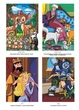Раскраски disney по номерам антистресс большая детская раскраска дисней по цифрам для детей девочек мальчиков и взрослых снятие стресса арт терапия со 100 иллюстрациями с героями мультфильмов Portraits de famille - изображение 2