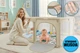Манеж дитячий ігровий з двостороннім килимком 140x140 см Orsetto Compact 50 кульок сухий басейн розвиваючий м'яке сітчасте огородження зона ігор дитячий майданчик для дітей малюка дитини домашній кімнатний вуличний складаний - зображення 7