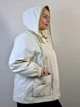 Удлиненная ветровка one size Молочный 30307 - изображение 5