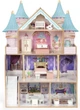 Drewniany domek dla lalek EcoToys Bella z zestawem mebli EF8306 (5905817012077) - obraz 2