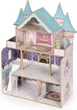 Drewniany domek dla lalek EcoToys Bella z zestawem mebli EF8306 (5905817012077) - obraz 3