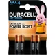 Батарейка AАA/LR03, Лужна, Duracell Optimum, BL (4шт.) - изображение 1