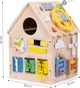 Дерев’яний будиночок-бізіборд EcoToys XXL 2560 (5905817007028) - зображення 10