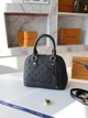 Сумка жіноча Louis Vuitton Alma Black чорна монограм Луі Вітон (167) - зображення 1