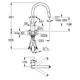 Кухонный смеситель Grohe Eurosmart Cosmopolitan Хром (31481001) - изображение 2