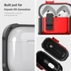 Захисний протиударний чохол для Apple AirPods 4 з карабіном - изображение 2