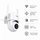 Камера відеоспостереження Hoco D10 (IP-камера, Wi-Fi, керування через смартфон, Full HD, поворотна конструкція, цілодобове спостереження) - Білий - зображення 1