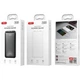 Павербанк XO PB313 Light Display Mobile Power 20000mAh 10W Black - изображение 7