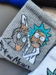 Набір 5 пар жіночі та підліткові високі шкарпетки з принтом Rick and Morty КОРОНА (р. 36-41, бавовна) - зображення 4