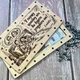 Дерев'яна коробочка для грошей на весілля на гвинтах «У першу шлюбну ніч» 19×11 см - зображення 4