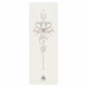 Коврик для йоги каучуковый Vimal Unalome Lotus White RAO 183×68×0.5 см - изображение 1