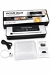 Вакуумный упаковщик для продуктов Vacuum Sealer LL-368 120Вт вакууматор ручной с резаком чёрно-белый - изображение 2