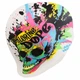 Шапочка для плавания силиконовая взрослая Mad Swim 055463 White-Multicolor - изображение 2