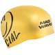Шапочка для плавання силіконова двостороння доросла Mad Swim 055430 Black-Yellow - зображення 7