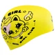 Шапочка для плавания силиконовая двухсторонняя взрослая Mad Swim 055432 Purple-Yellow - изображение 4