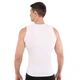 Майка компресійна чоловіча спортивна Jason V-4 розмір 2XL (180-185 см) White - зображення 4