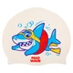 Шапочка для плавания силиконовая юниорская Mad Swim 057432 White-Multicolor - изображение 1