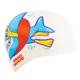 Шапочка для плавания силиконовая юниорская Mad Swim 057432 White-Multicolor - изображение 3