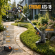 Триммер аккумуляторный Stromo ATS 18 электрокоса бесщеточная беспроводная садовая косилка для травы газона сорняков сада дачи участка телескопическая 20 В 1 5 А·ч 5000 об мин 2 АКБ нож диск 40T - изображение 1