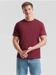 Футболка чоловіча Fruit of the Loom Valueweight базова класична 100% бавовна, розмір L, бордова - зображення 1