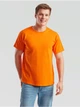 Футболка чоловіча Fruit of the Loom Valueweight базова класична 100% бавовна, розмір XXL, Жовтогаряча - зображення 1