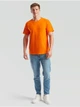 Футболка чоловіча Fruit of the Loom Valueweight базова класична 100% бавовна, розмір XXL, Жовтогаряча - зображення 5