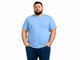 Футболка мужская Fruit of the Loom Valueweight базовая классическая 100% хлопок, размер 3XL, голубая. - зображення 8