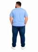 Футболка мужская Fruit of the Loom Valueweight базовая классическая 100% хлопок, размер 3XL, голубая. - зображення 10