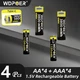 Набір акумуляторних літієвих батарейок WDPOER 1.5V (2 AA + 2 AAA) з Type-C зарядкою та кейсом - изображение 2