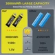 Набір акумуляторних літієвих батарейок WDPOER 1.5V (2 AA + 2 AAA) з Type-C зарядкою та кейсом - изображение 5