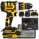 Бесщеточный ударный аккумуляторный шуруповерт TigerKraft GX13 PRO (21V, 5Ah) с патроном 13 мм и набором насадок - изображение 1