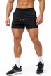 Шорты спортивные мужские для зала и фитнеса ⬩ короткие Muscle Fighters Apmi ⬩ черные L - изображение 1