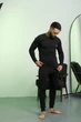 Термобілизна чоловіча на флісі зимова спортивна 4XL Чорний теплий комплект для спорту та щоденного носіння - изображение 8