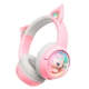 Наушники Onikuma Cat Ear Bluetooth Wireless Gaming Headset B5 |BT/AUX, Type-C, 55H, RGB| - изображение 1