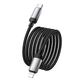 Кабель HOCO X117 Star PD27W charging data cable iP Black - зображення 3