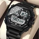 Наручний годинник Poedagar Dual Black - изображение 1