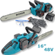 Аккумуляторная пила BOXER BX-3316 48 В 5 А·ч цепная беспроводная 40 см электропила 16 дюймов с 2 батареями бесщеточная 15 м/с для дерева веток дров сада автоматическая смазка натяжение - изображение 5