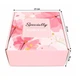 Подарочный набор Lesko Spa Gift Basket Set 06 из 7 предметов Pink термостакан мыло соль для ванны свеча - изображение 6