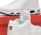 Кросівки чоловічі і жіночі Ni air max TN plus white / Най аір макс ТН+ белые 44 - зображення 8