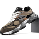 Кроссовки мужские и женские N Bal 9060 Brown Black Grey / Нью Беланс 9060 коричневые черные серые 39 - изображение 1