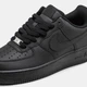 Кроссовки женские и мужские Ni Air Force 1 Black / кеды Най аир Форс 1 черные низкие 45 - изображение 4