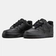 Кроссовки женские и мужские Ni Air Force 1 Black / кеды Най аир Форс 1 черные низкие 45 - изображение 5