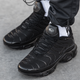 Кросівки чоловічі та жіночі Ni air max TN+ black / Най аір макс ТН+ чорні 44 - зображення 1