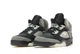 Кросівки чоловічі Ni Air Jord 5 Grey Black / Най аір Джор 5 сірі чорні високі 45 - зображення 3